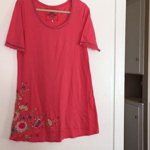 Johnny Was pinkish top